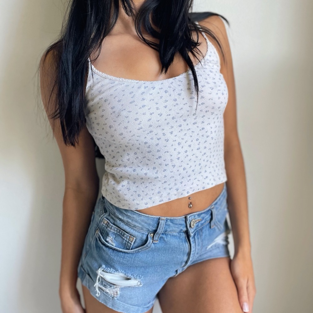Brandy Melville babydoll cami top